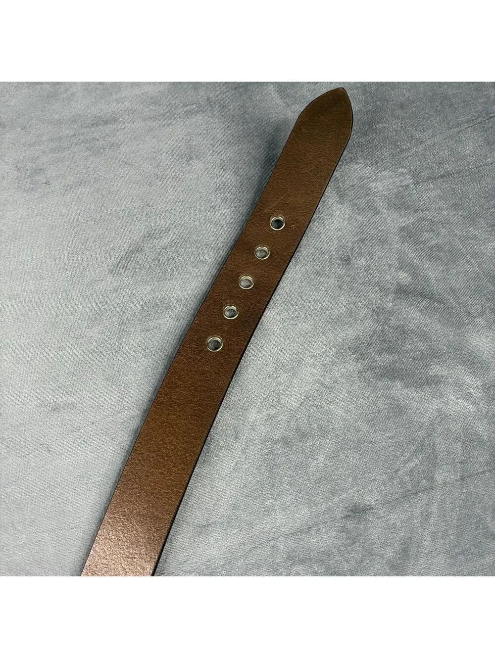 Coach Brown Leather Belt Medium M Fits 35 Silver Tone Buckle Classic - Picture 8 of 14